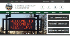 Desktop Screenshot of columbiasd.com